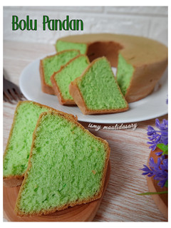 Foto resep Bolu Pandan (dua telur)