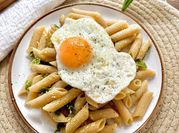 Una foto de macarrones dieta