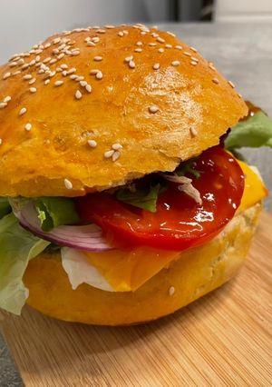Hamburger zsemle recept fotója