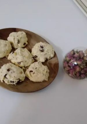 عکسی از دستور کوکی کشمش و گردو🍪🍪