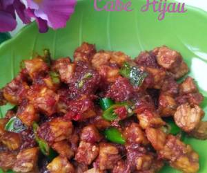 Resep Baru Orek Tempe Cabe Hijau Enak Sederhana