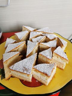 O poză a rețetei Prăjitură cu brânză dulce ❤️.