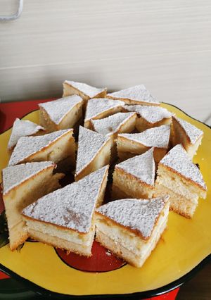 O poză a rețetei Prăjitură cu brânză dulce ❤️.