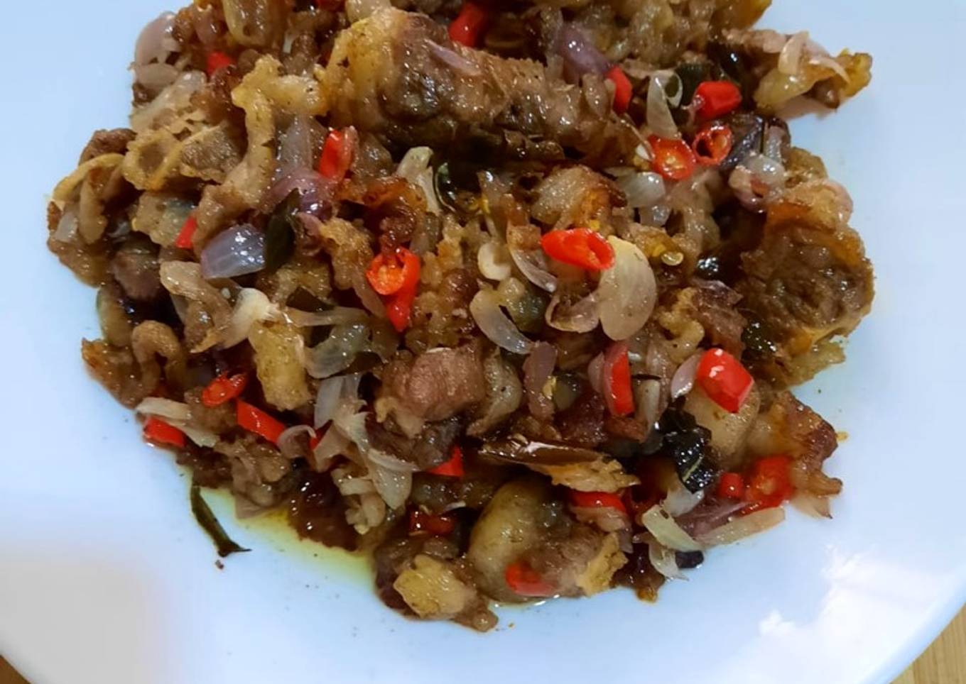 Daging Sapi Slice Sambal Matah