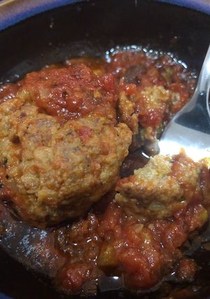A picture of Jumbo Cheesy Meatballs.