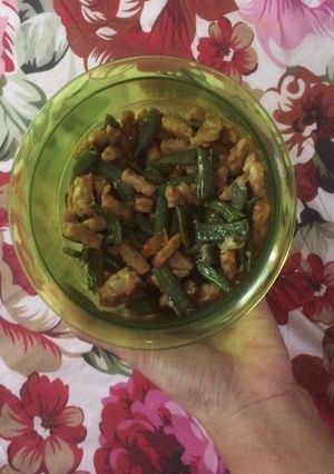 Foto resep Oseng tempe kacang panjang magic com