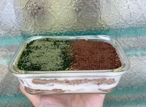 Hình của món Bánh tiramisu healthy đơn giản chỉ 15p.
