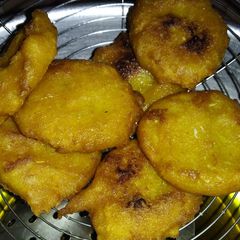 A picture of Besan or bascrili ki pakode.