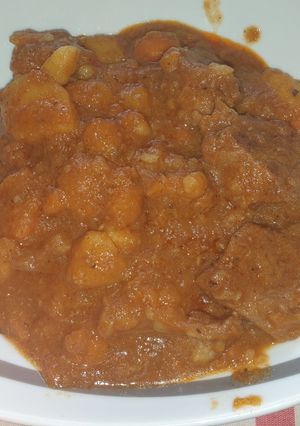 Una foto de Ragout de ternera en Ninja Foodi