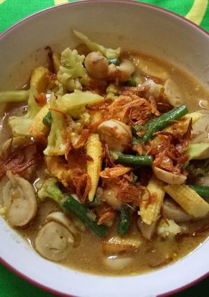 Foto resep Tumis jamur sayur bumbu seblak