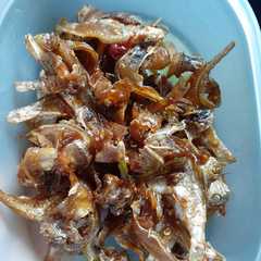 A picture of Ikan Bilis Pedas Manis.