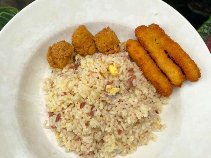 Langkah Mudah untuk Menyiapkan Nasi goreng mentega, Lezat Sekali