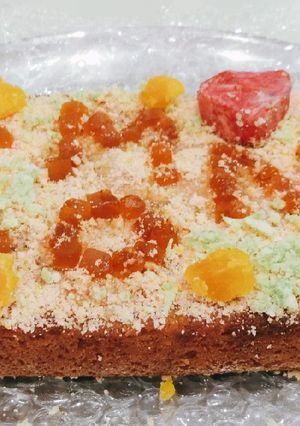 A picture of First month newyear cake.