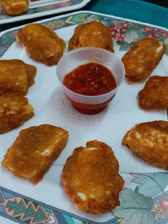 A picture of Schezwan Paneer Fingers.