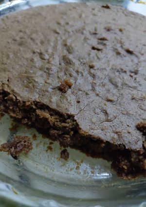 Una foto de Brownie de lentejas