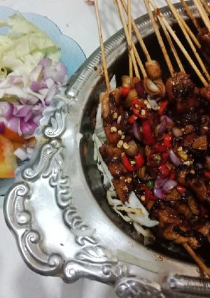 Foto resep Sate ayam kecap