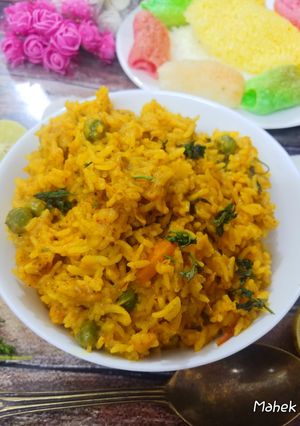 সবজি মশলা খিচুড়ি(sabji mashla khichdi recipe in Bengali) রেসিপির প্রধান ছবি