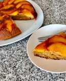 Tarta de duraznos sin gluten