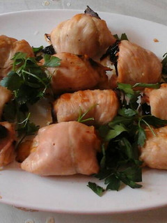 Una foto de Pechugas de pavo rellenas