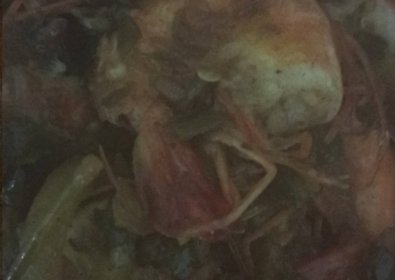 Goreng udang tahu cabe hijau