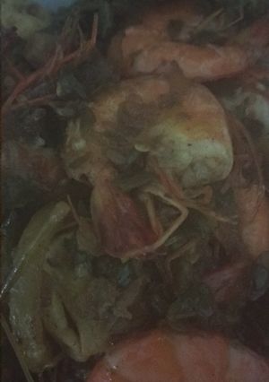 Foto resep Goreng udang tahu cabe hijau