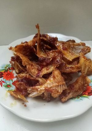 Foto resep Balado ikan asin tawar kapas