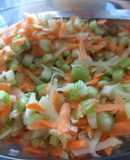 Ensaladilla apio, zanahoria y chayote