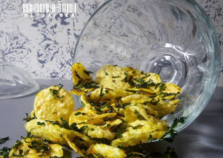 Resep Keripik Kuning Daun Mangkokan, Lezat