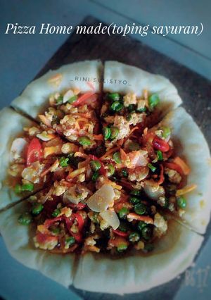 Foto resep 🍕🍕Pizza Home made(toping sayuran)