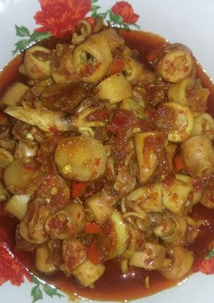 Foto resep Cumi asin mercon