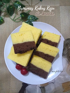 Foto resep Brownies Kukus Keju ala Amanda