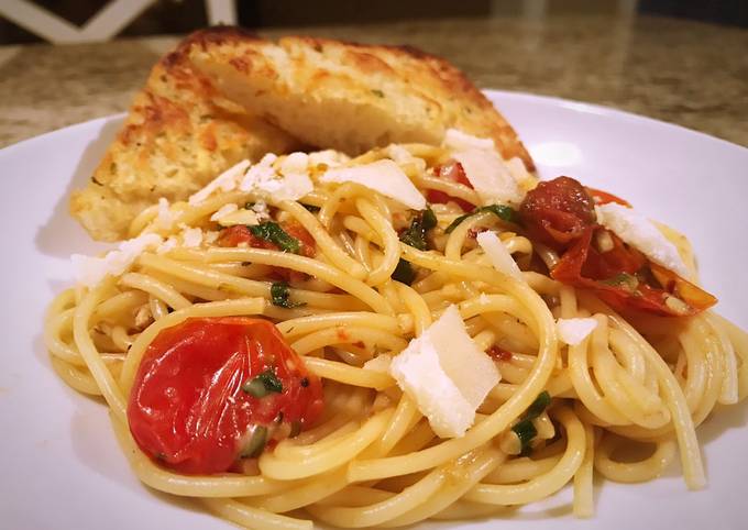 Recipe of Quick Fresh tomato basil pasta