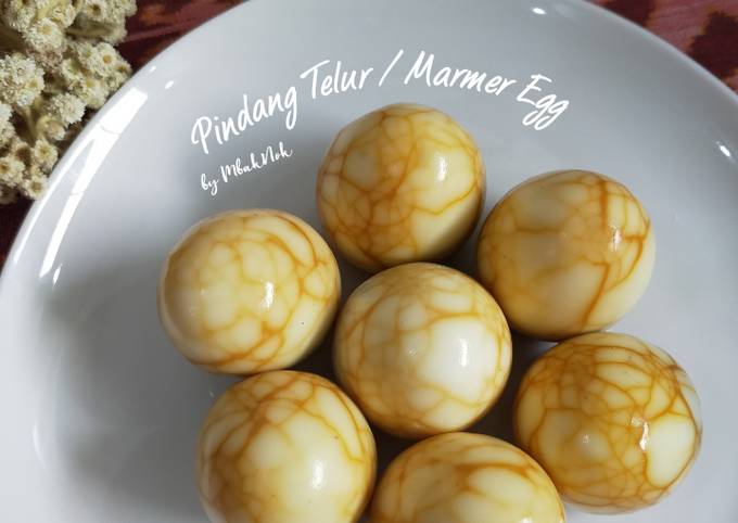Cara Gampang Membuat Pindang Telur // Marmer Egg yang Bisa Manjain Lidah
