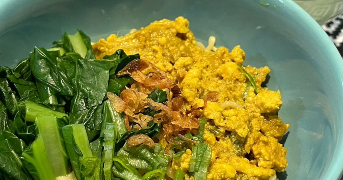 Ayam kecap (mie ayam)
