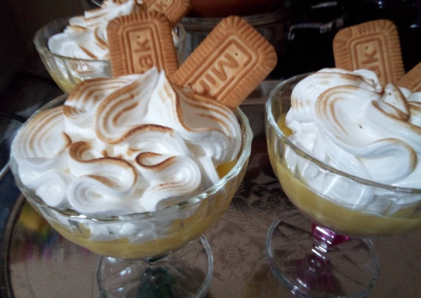 Verrines façon tarte au citron