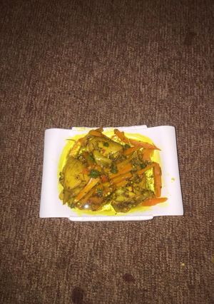 A picture of Chicken pepper soup.