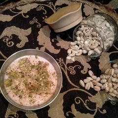 A picture of China grass ka halwa.