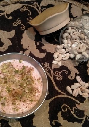A picture of China grass ka halwa.