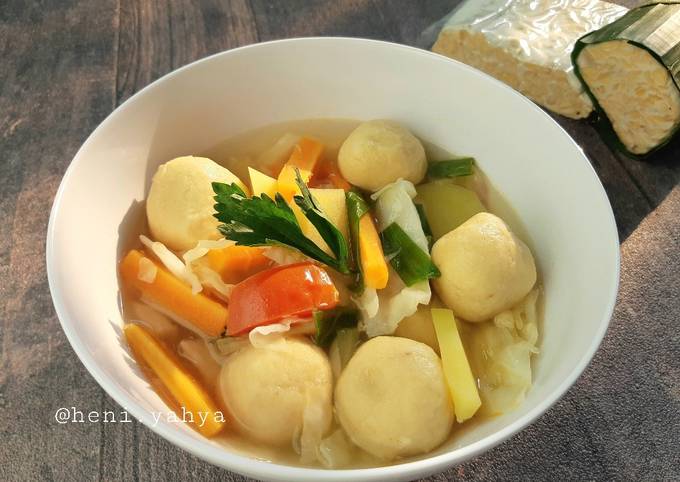 Sop Bakso Tempe