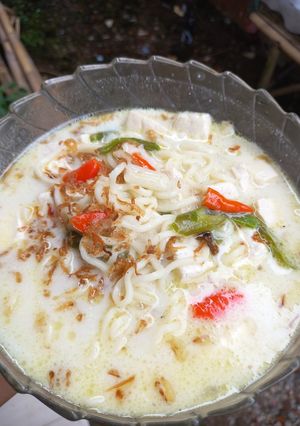 Foto resep Tahu mi kuah santan