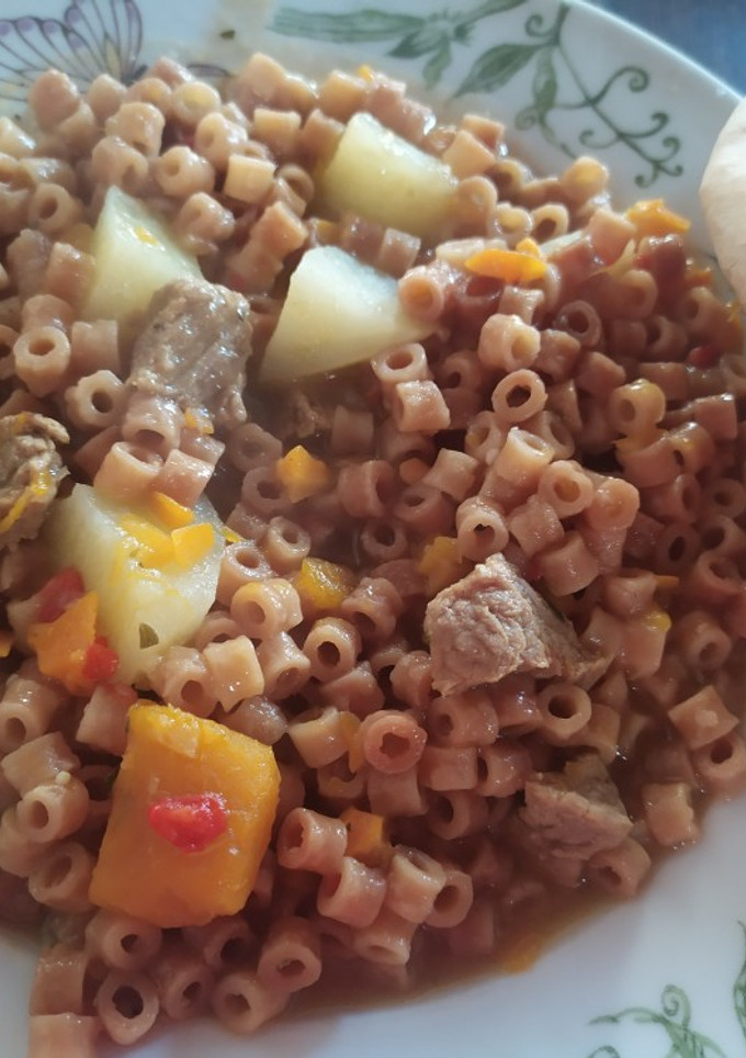 Una foto de Guiso de fideos tostados
