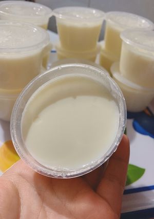 Hình của món Sữa chua úp ngược.