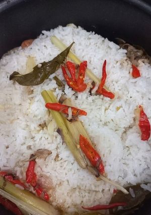 電鍋印尼巽他風味香飯 (Nasi Liwet Sunda Rice Cooker) 的食譜成品照片