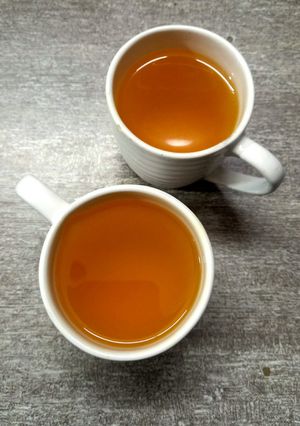 A picture of Best medicinal Kadha for cough and cold - winter drink.