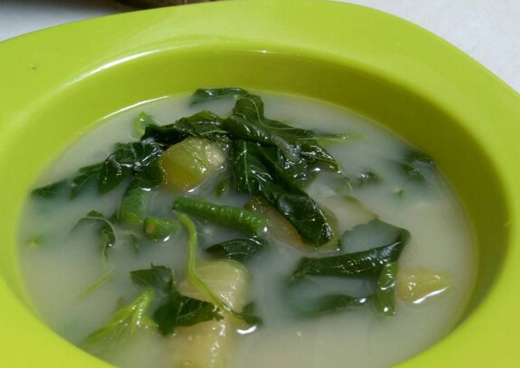 Bahan memasak Sayur bobor bayam, Enak