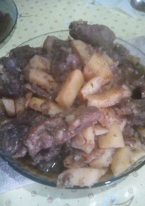 Una foto de Estofadito de cerdo😆😘