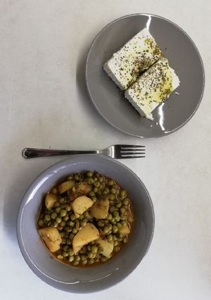Φωτογραφία της συνταγής Αρακάς με πατάτες κι άνηθο