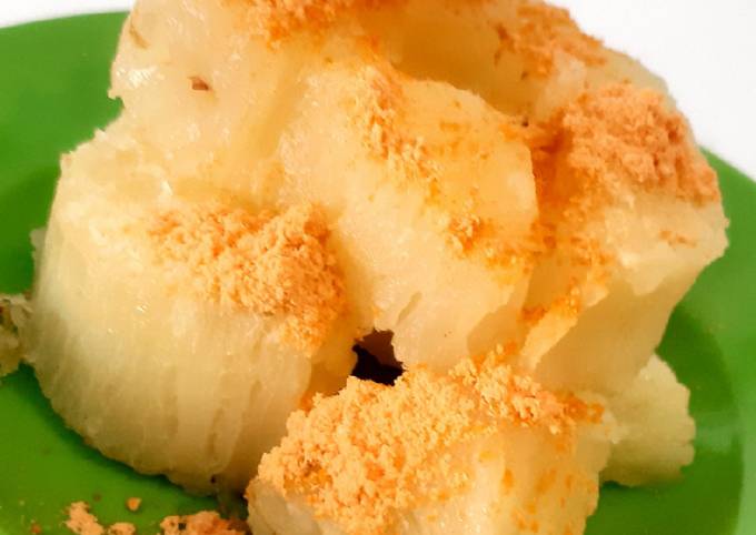 Cara Gampang Membuat Singkong Telo Goreng Keju Mekar, Bisa Manjain Lidah