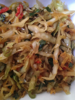A picture of Cabbage stirfry.