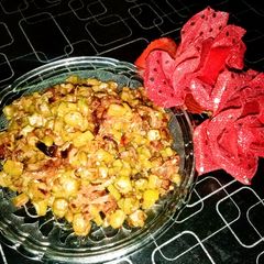 A picture of Bhindi ki bhaji.